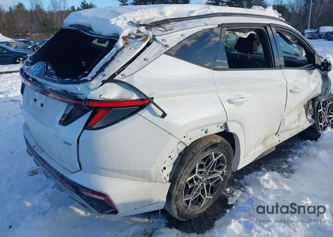 2022 Hyundai Tucson N Line z USA, uszkodzony, nr VIN KM8JFCAE4NU134505